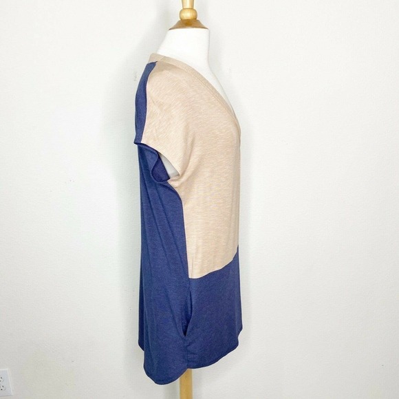 Dolan Color Blocked Pocketed Tunic Dress - Picture 5 of 8